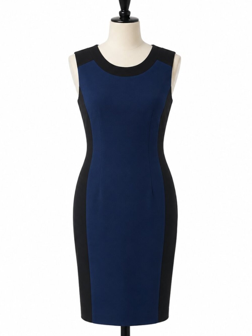 Women's Ann Taylor Colorblock Sheath Sleeveless Dress Size 8T